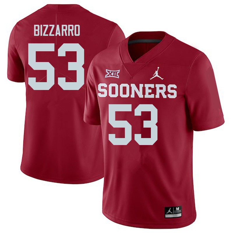 Youth #53 Cory Bizzarro Oklahoma Sooners College Football Jerseys Sale-Crimson - Click Image to Close